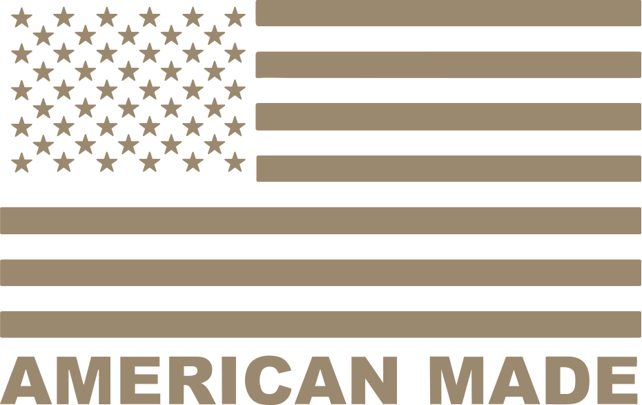 American Made Emblem — Beige